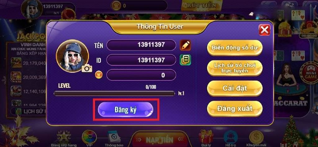 Dữ liệu cần điền vào biểu mẫu đăng ký 